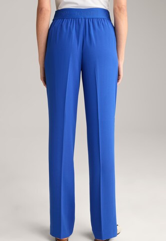 JOOP! Loose fit Pleated Pants 'Crêpe' in Blue