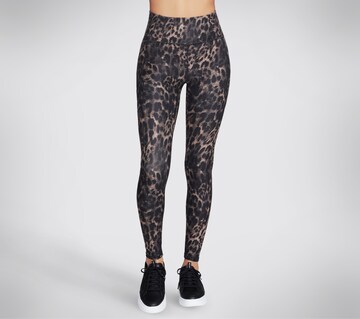 SKECHERS Skinny Leggings in Beige: front