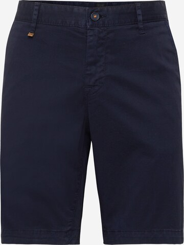 BOSS Chino Pants in Blue: front