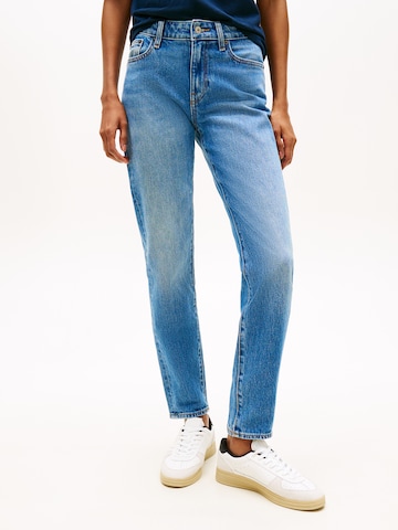 Coupe slim Jean Tommy Jeans en bleu : devant