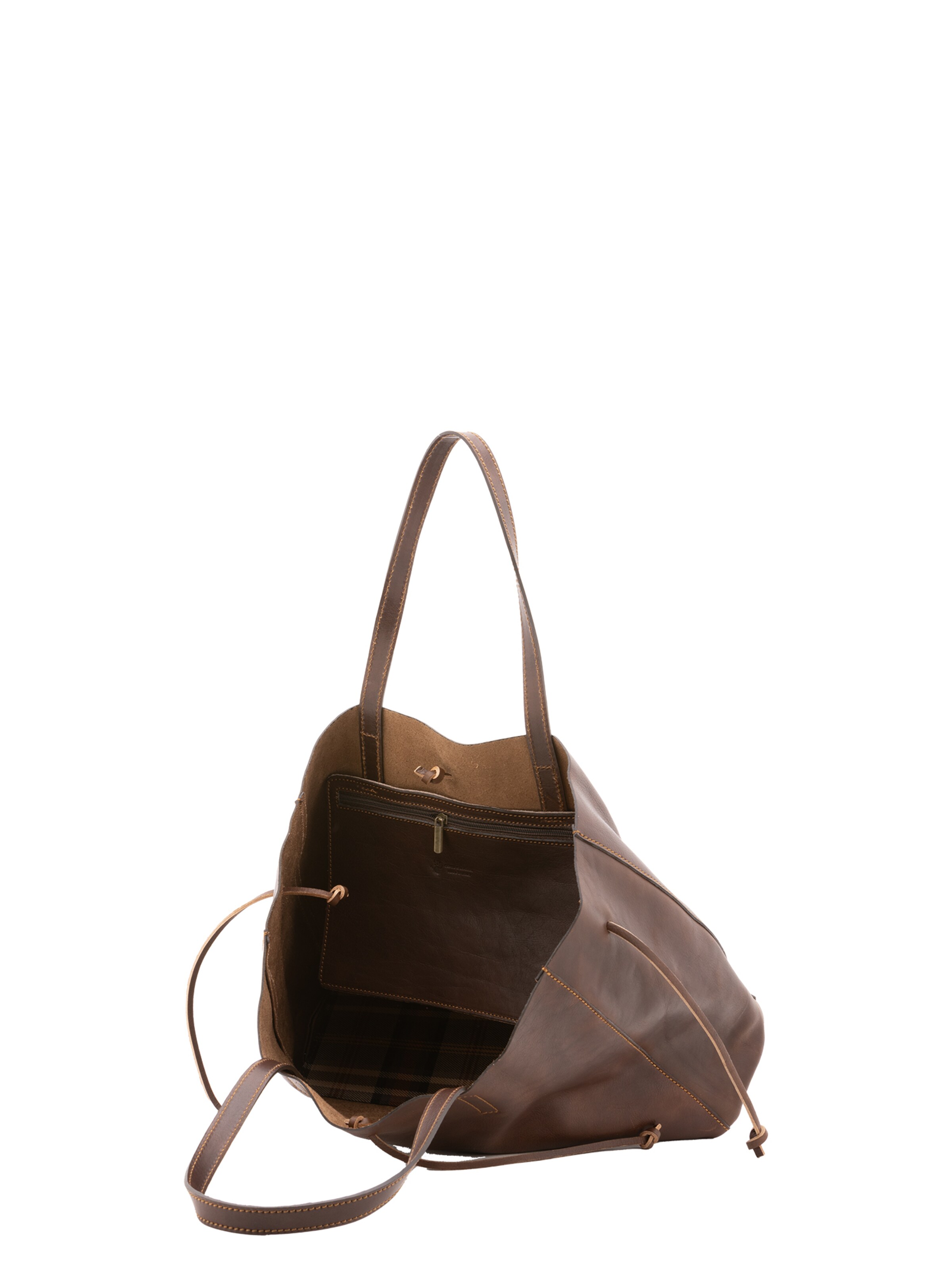 Borsa a spalla di Viola Castellani in marrone