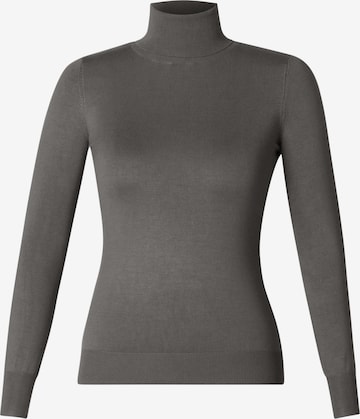 BASE LEVEL Pullover 'Yuen' in Grau: Vorderseite