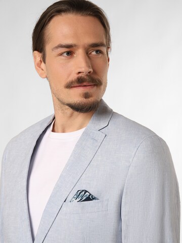 Nils Sundström Regular fit Business-colbert 'Marcello ' in Blauw