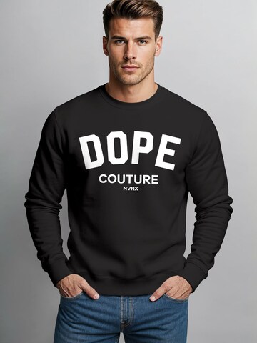 Neverless Sweatshirt 'Dope Couture' in Black: front