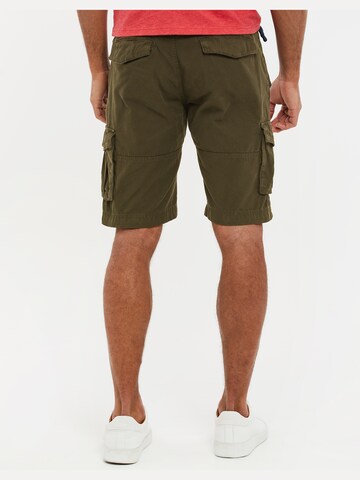 Threadbare Loose fit Cargo trousers 'Biscay' in Green