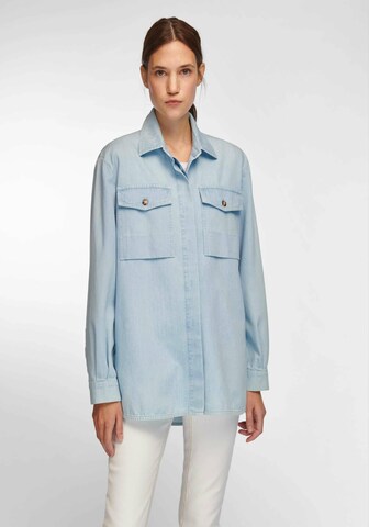 DAY.LIKE Blouse in Blauw: voorkant