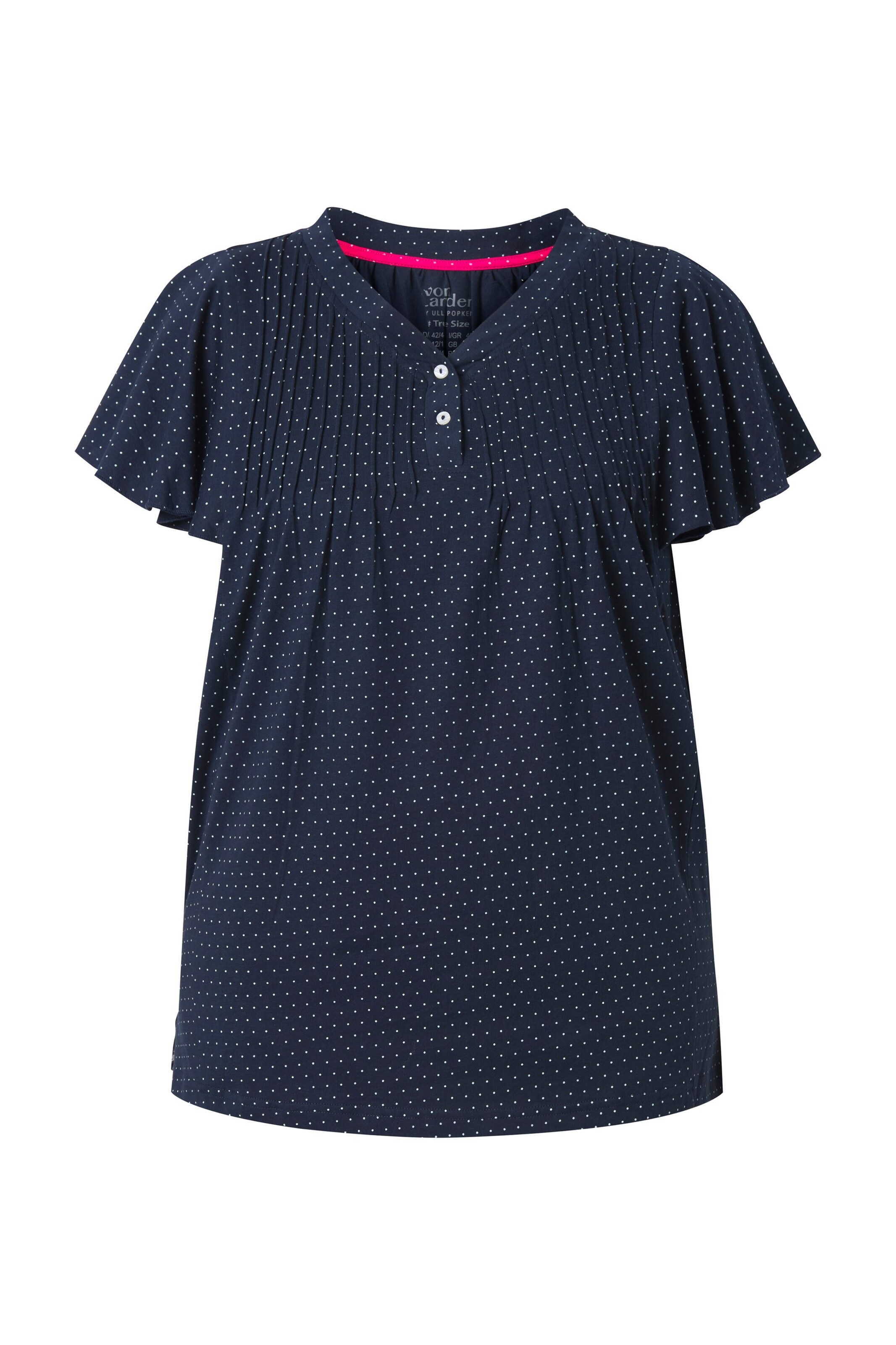 Ulla Popken Shirt in Blau: Vorderseite