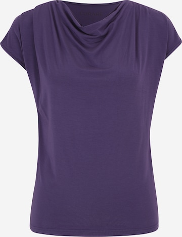 T-shirt fonctionnel CURARE Yogawear en violet : devant