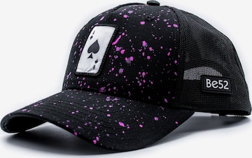 Be52 Cap 'Ace splash premium' in Schwarz: Vorderseite