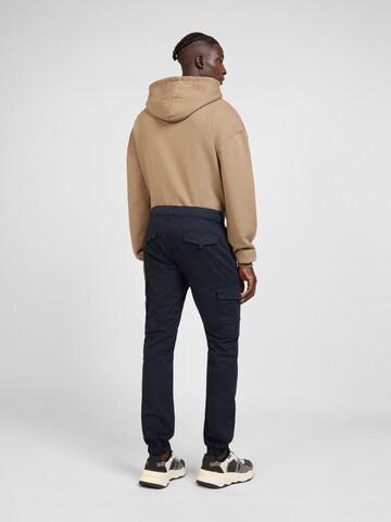 WOTEGA Slim fit Cargo Pants '341' in Blue