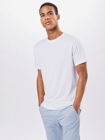 Denim Project Shirt in White: front