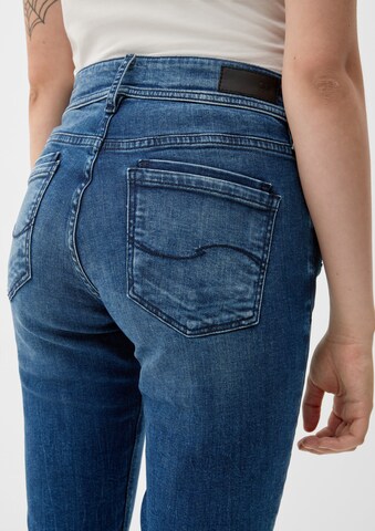 QS Slimfit Jeans in Blauw