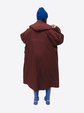 Kubota Overgangsparka 'Kubota Women's Oversized Rainjacket Waterproof Parka' i rød