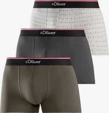 s.Oliver - Boxers em cinzento: frente