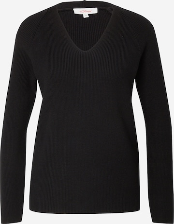 s.Oliver - Pullover em preto: frente