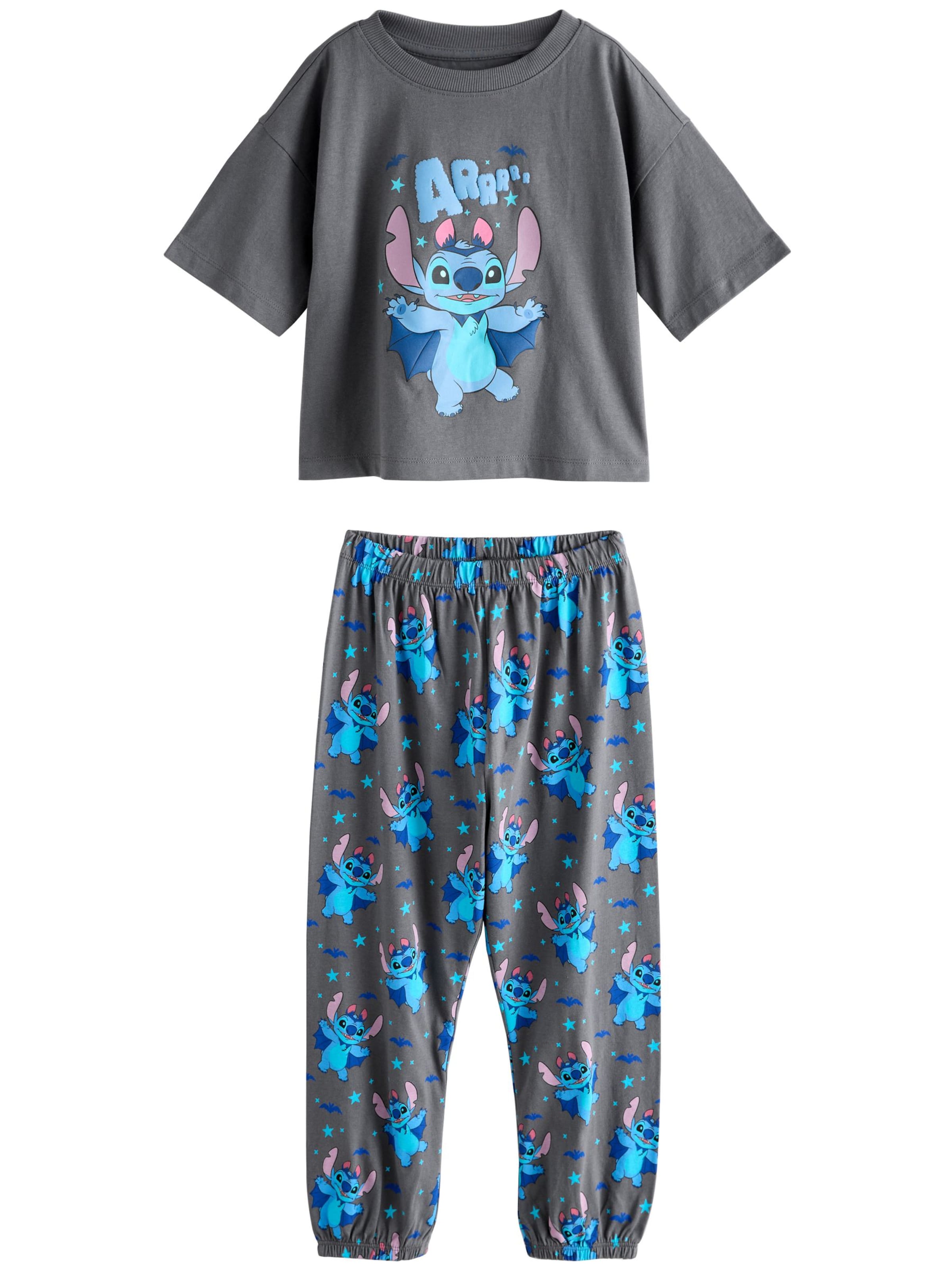 Next Nattøj 'Disney Lilo and Stitch Halloween' i grå: forside