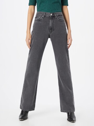 Calvin Klein Jeans Bootcut Jeans in Grijs: voorkant
