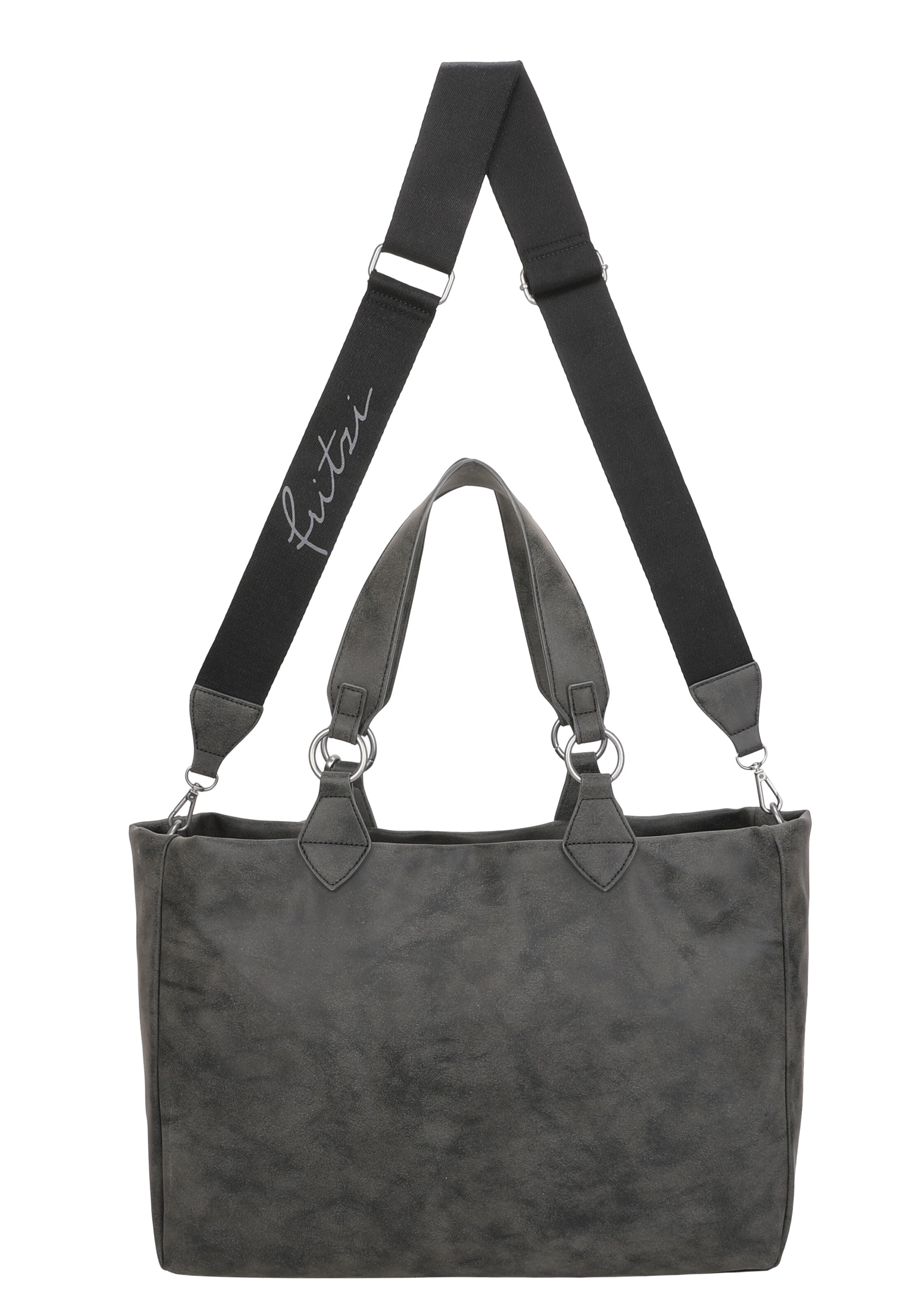 Fritzi aus Preußen Shopper 'Izzy Vintage' in Black