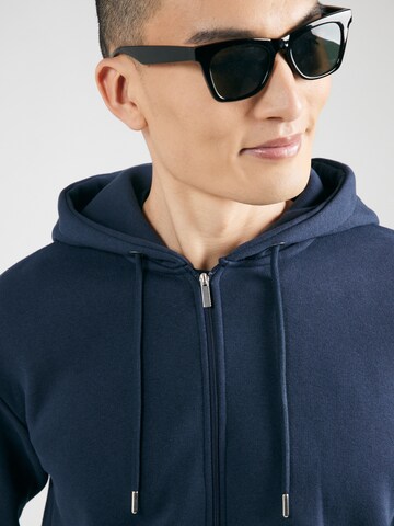 SELECTED - Sudadera con cremallera 'SLHREG-DAN' en azul