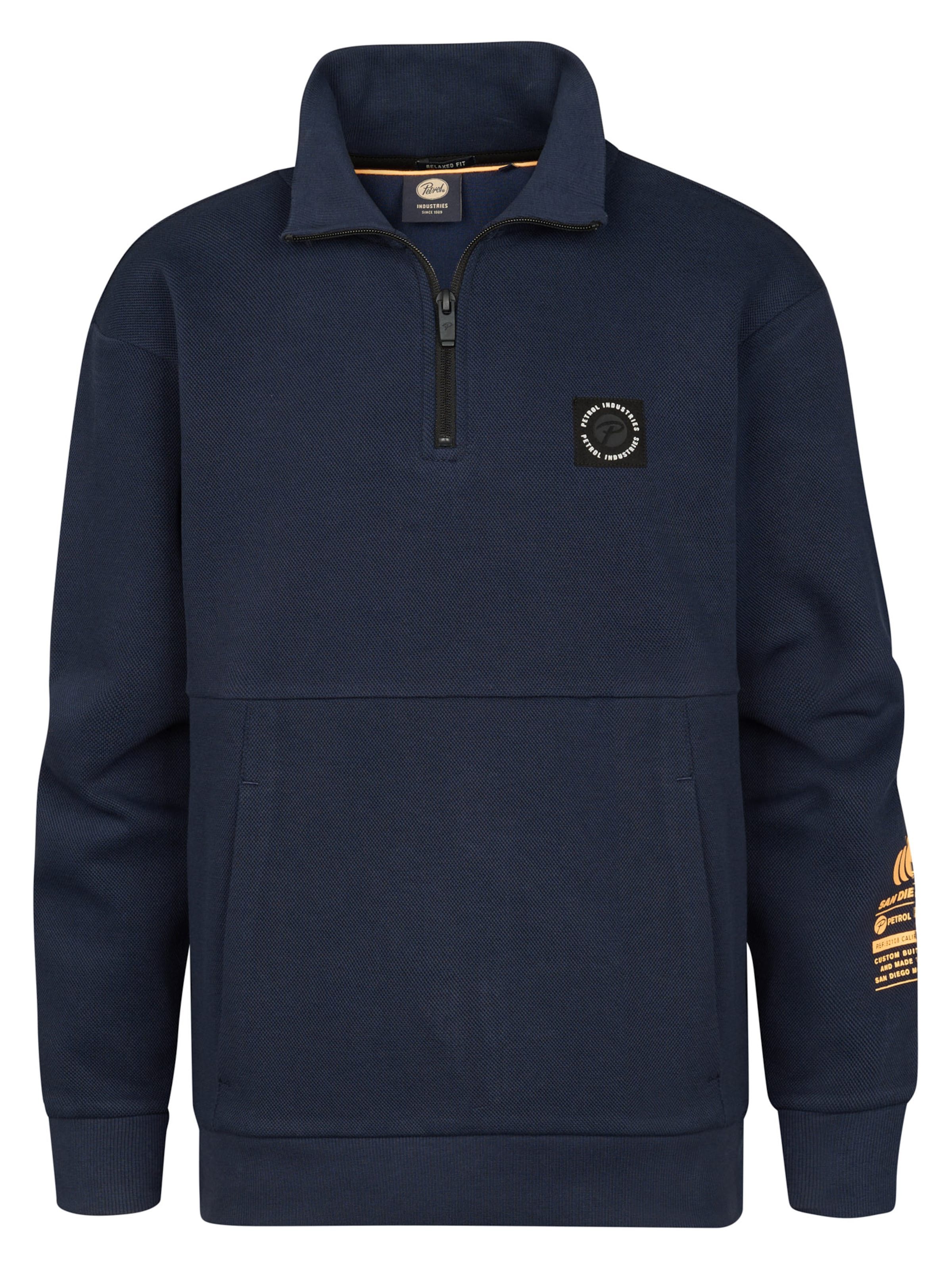 Petrol Industries Sweatshirt 'Hermosillo' in Blue: front