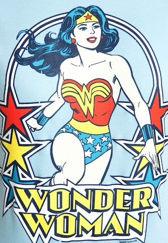 LOGOSHIRT T-Shirt 'Wonder Woman – Stars' in Blau