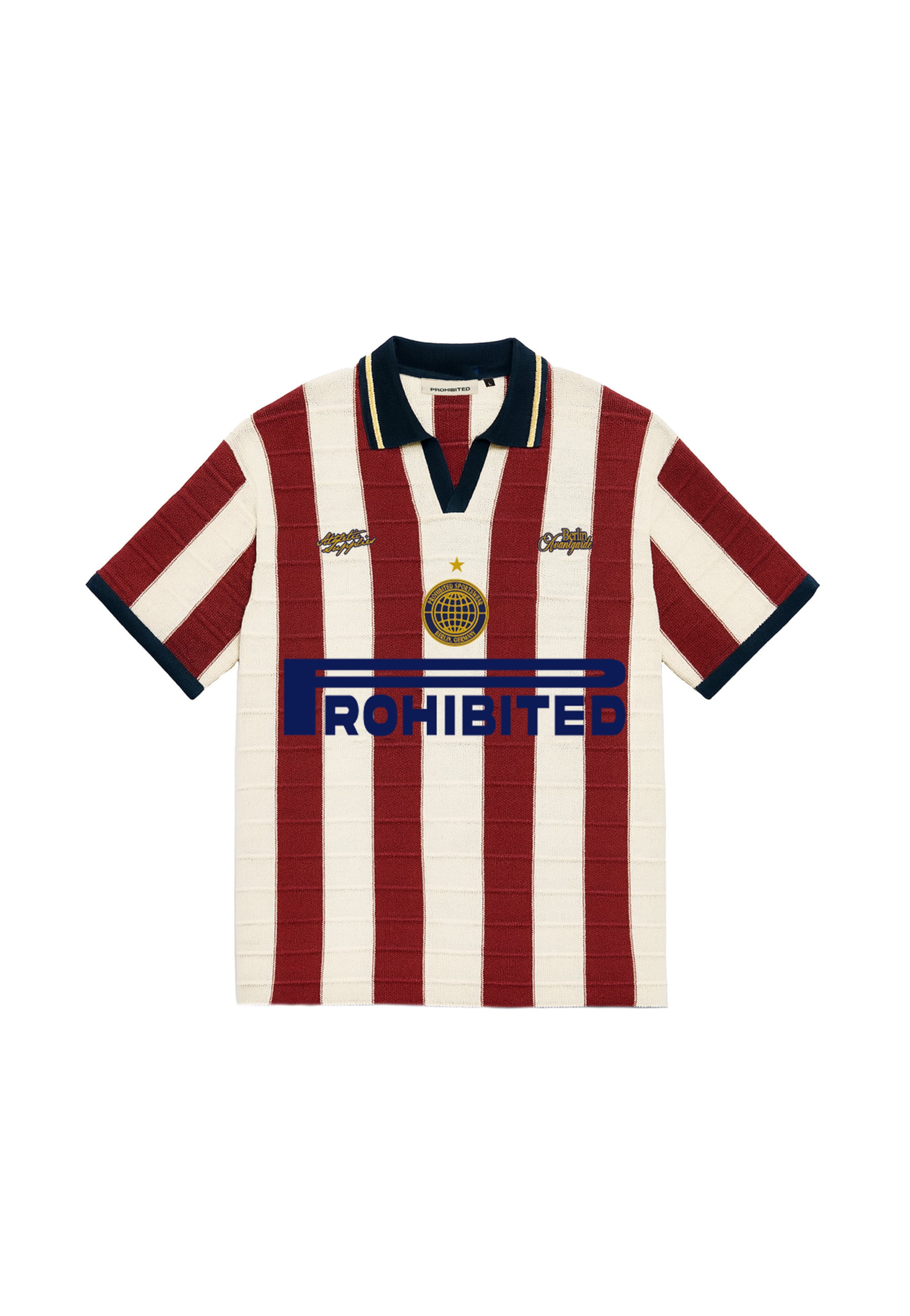 Pullover di Prohibited in rosso: frontale