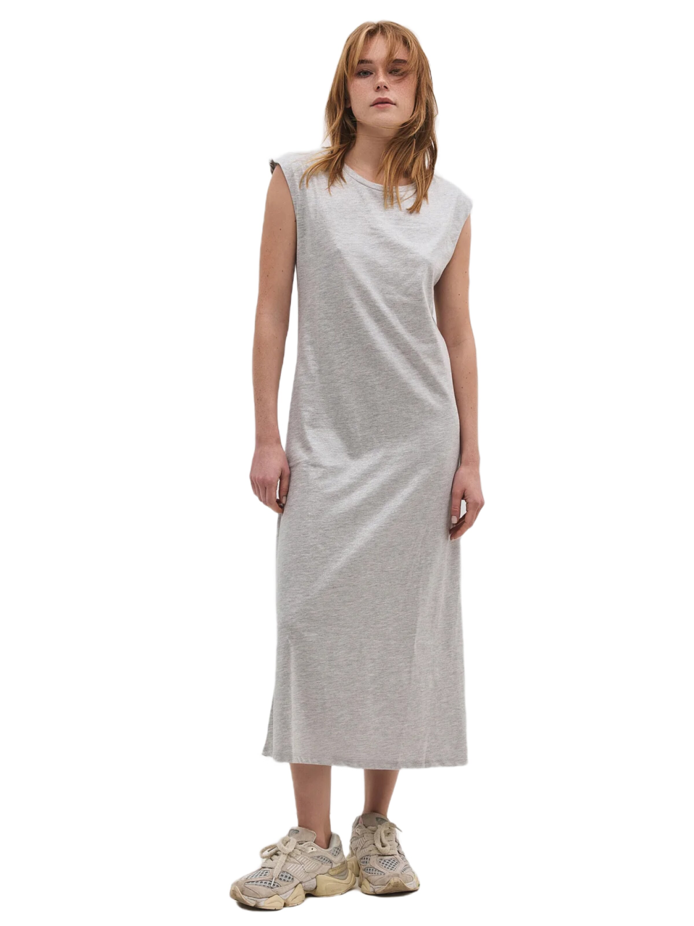 No Matter What Jurk in Grijs: voorkant