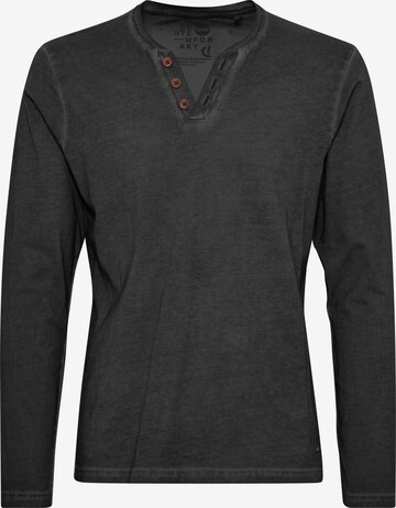 !Solid V-Shirt 'Tinox' in Schwarz: predná strana