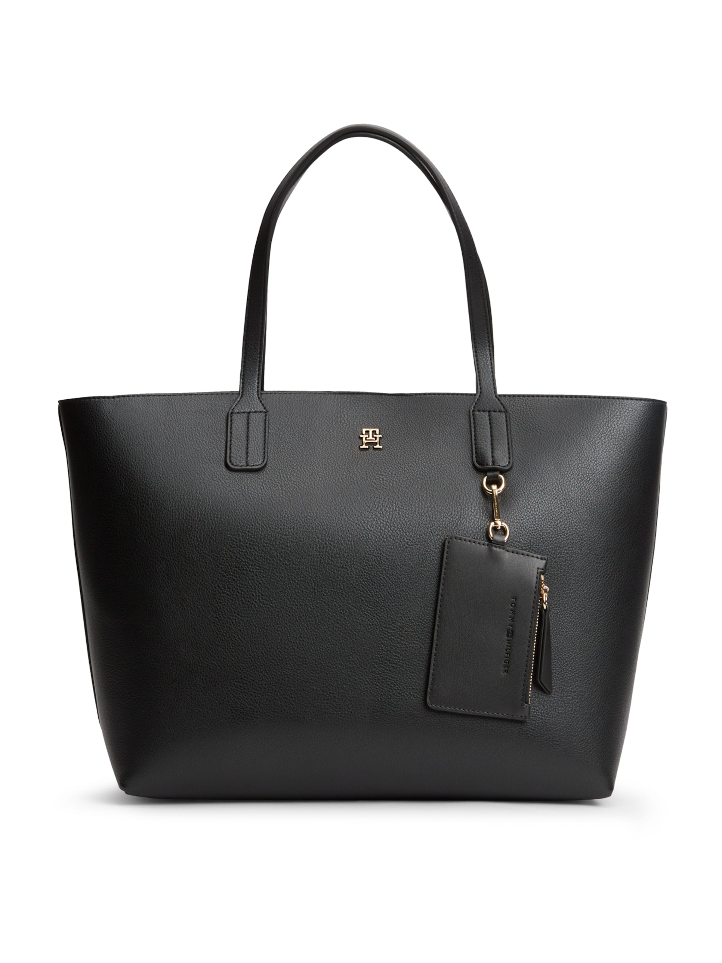 TOMMY HILFIGER Shopper in Schwarz: Vorderseite