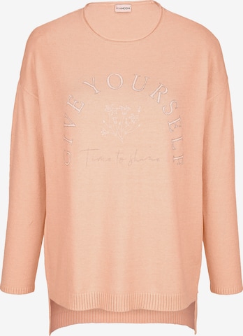 MIAMODA Sweater in Orange: front