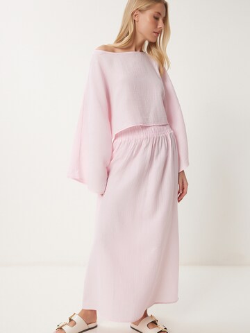 Tailleur di Happiness İstanbul in rosa: frontale