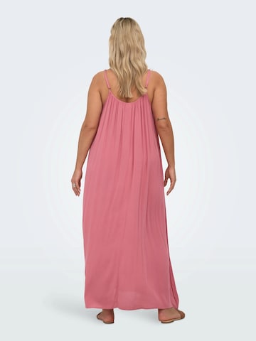 Robe d’été 'CARCHIARA' ONLY Carmakoma en rose