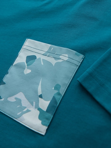 Ombre Shirt in Blauw