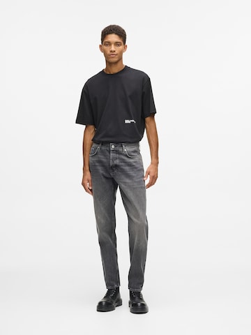 KARL LAGERFELD JEANS Regularen Kavbojke | siva barva: sprednja stran