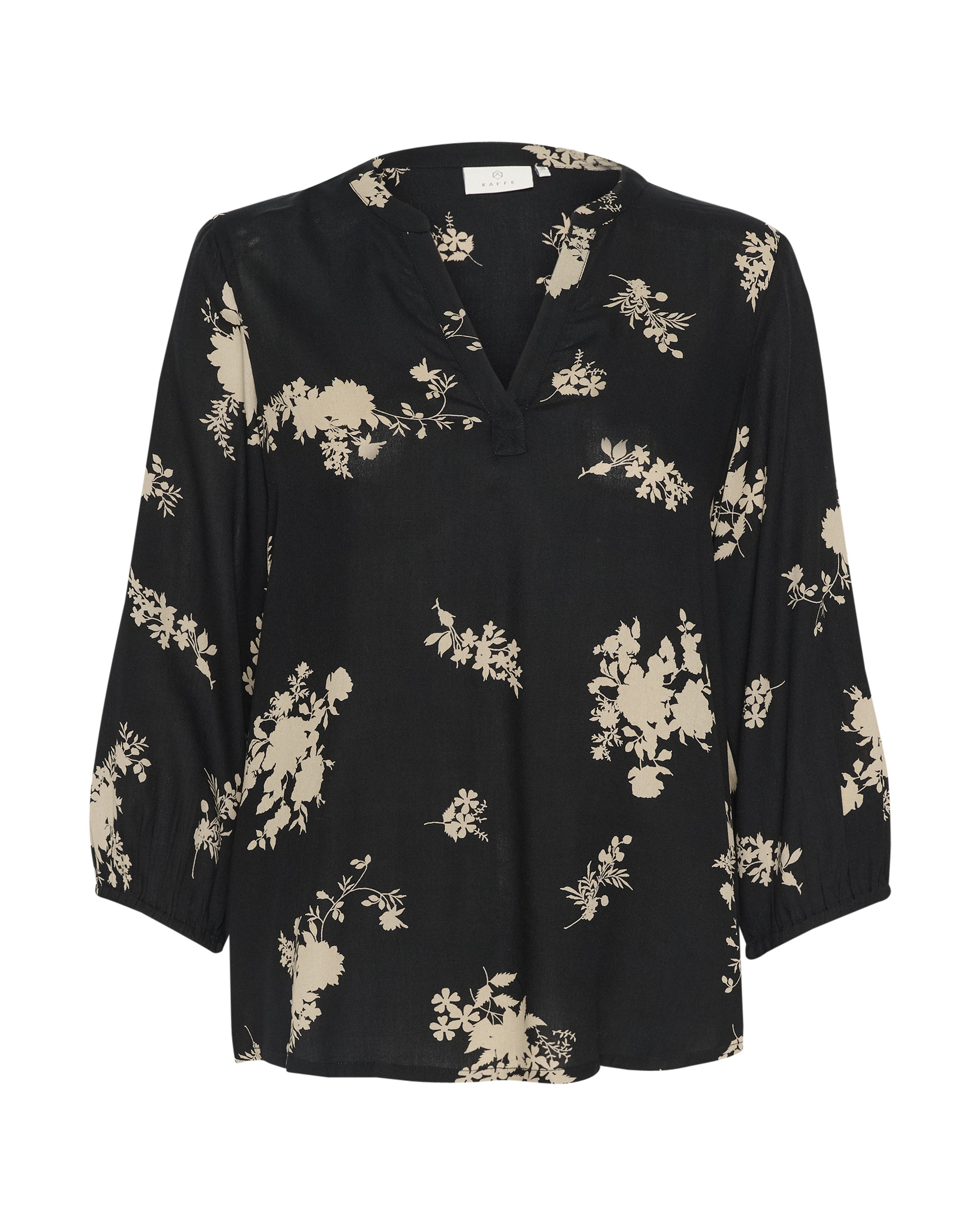 Kaffe - Blusa 'Claire' en negro: frente