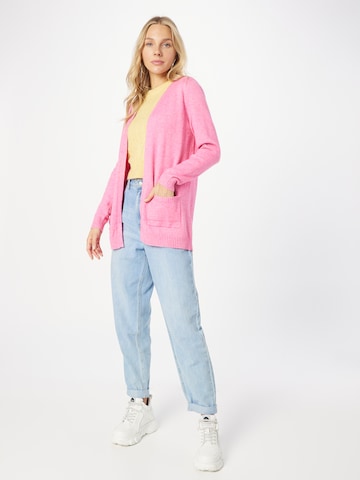 ONLY Knit Cardigan 'LESLY' in Pink