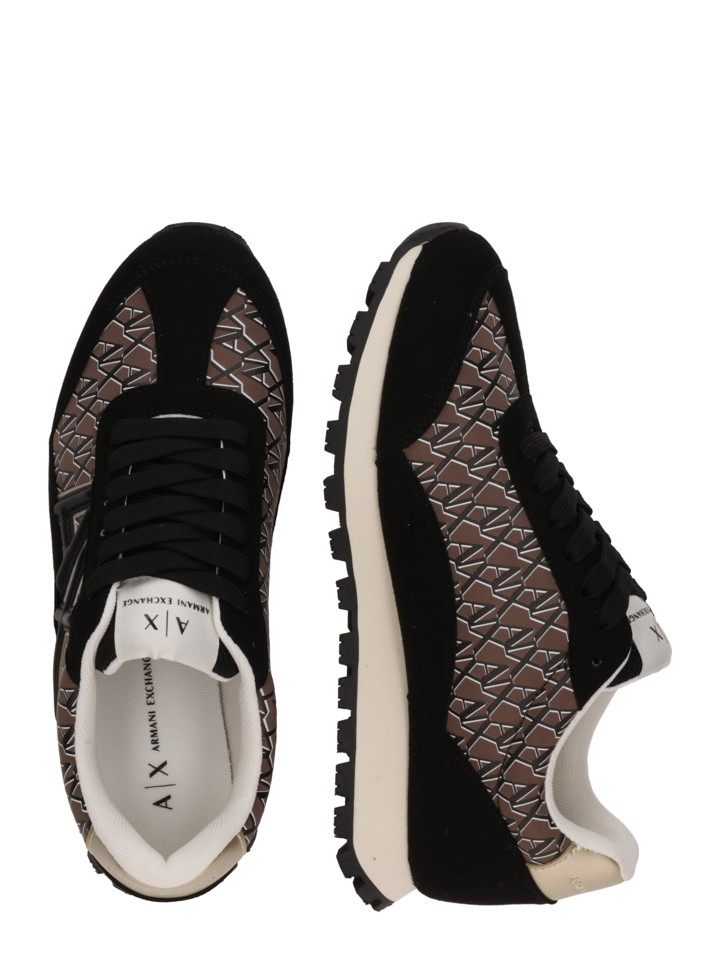 ARMANI EXCHANGE Σνίκερ χαμηλό σε μαύρο