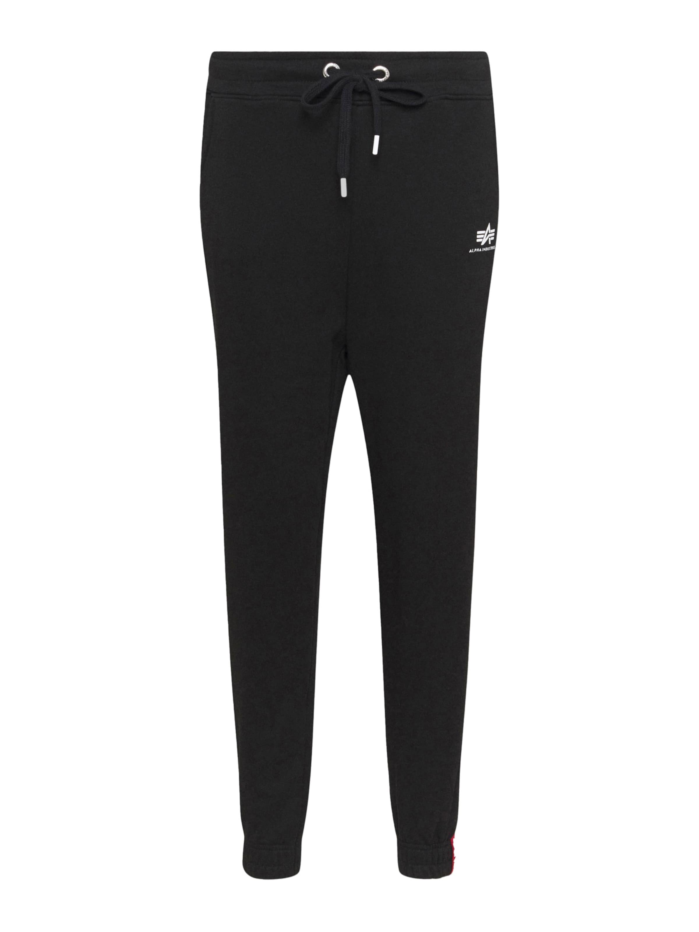 Pantaloni di ALPHA INDUSTRIES in nero: frontale