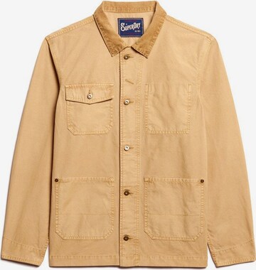 Superdry Tussenjas in Beige: voorkant