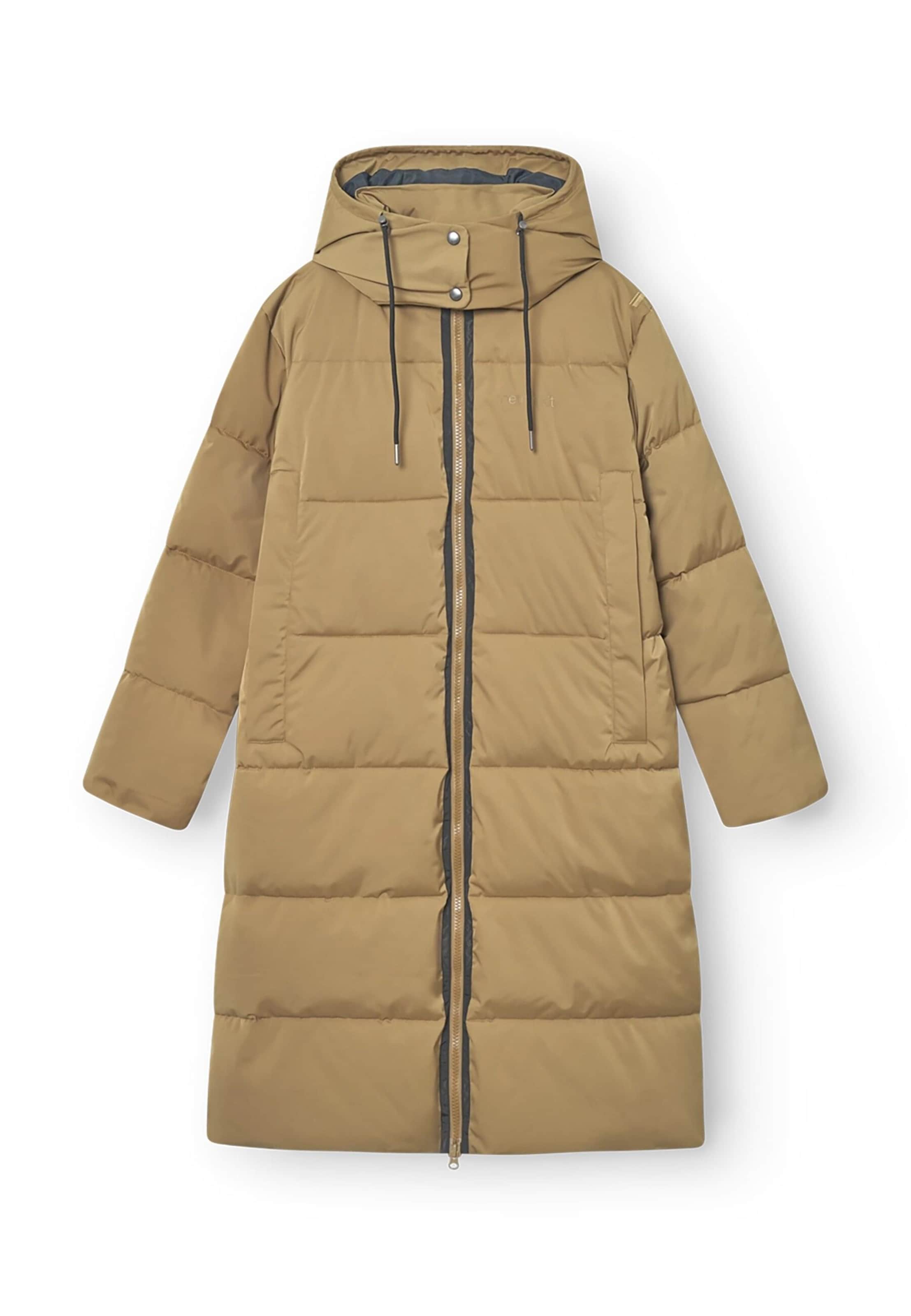 rethinkit studios Winter coat 'Shelter' in Brown: front