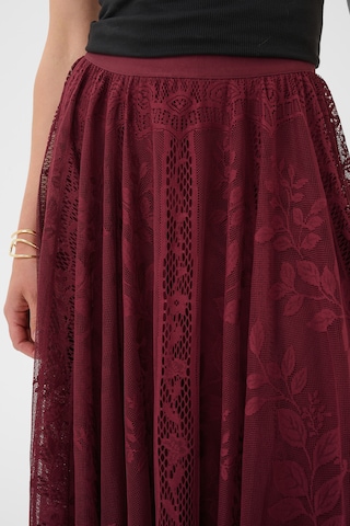 Cream - Falda 'Luanna' en rojo