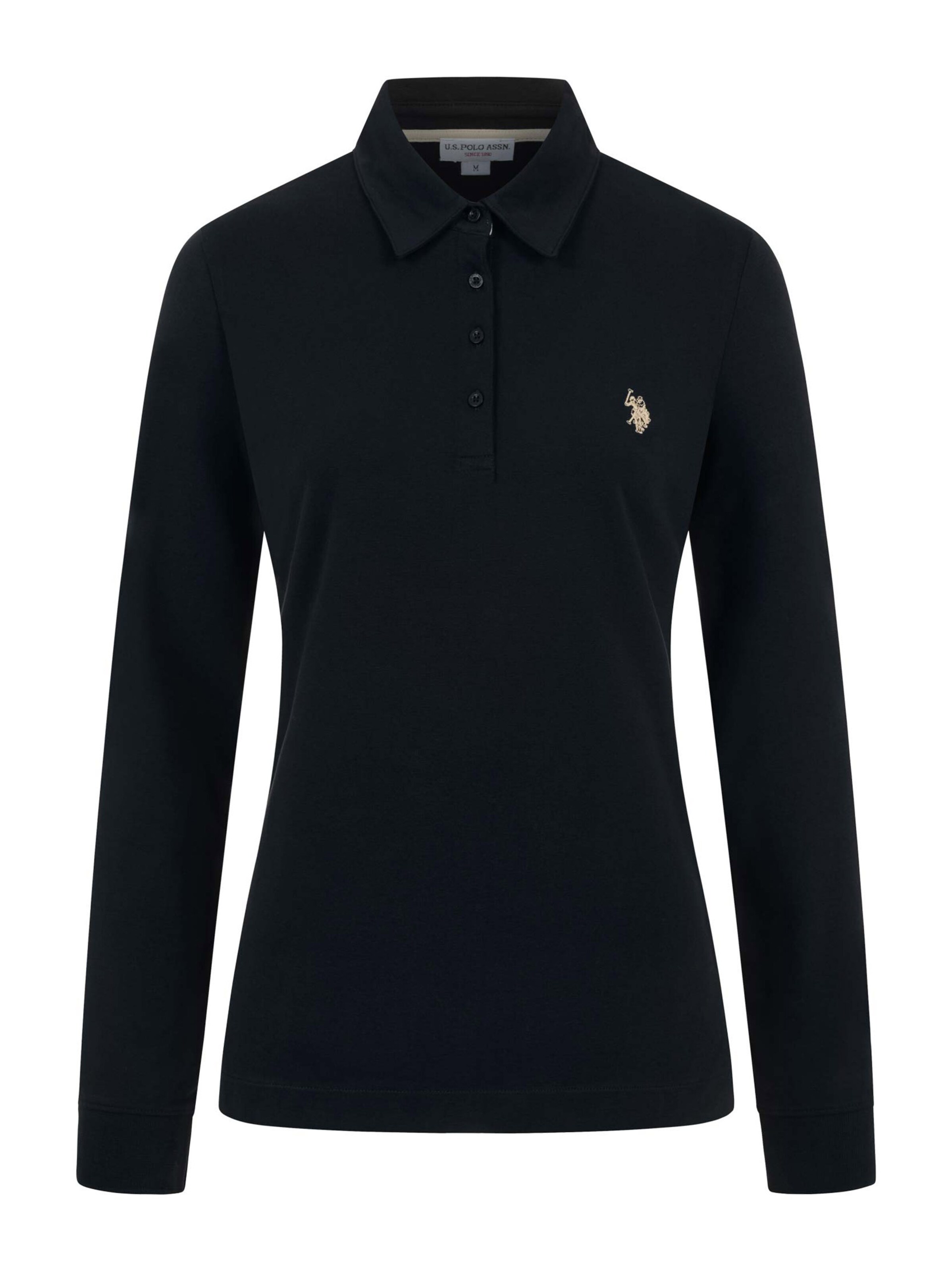 U.S. POLO ASSN. Shirt in Black: front