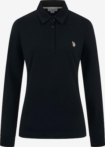 T-shirt U.S. POLO ASSN. en noir : devant