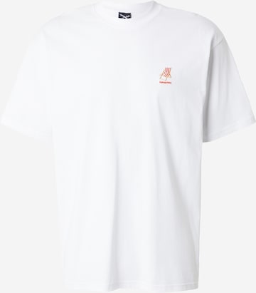 balta Iriedaily Marškinėliai 'Homeoffice': priekis