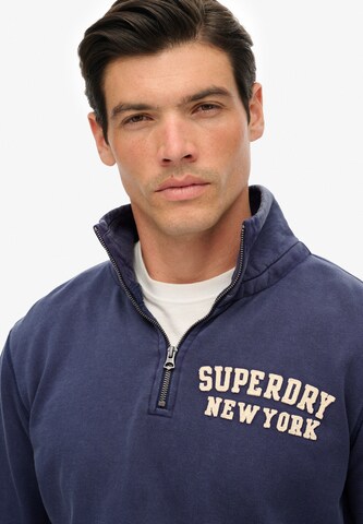 Sweat-shirt 'Vintage Athletic' Superdry en bleu