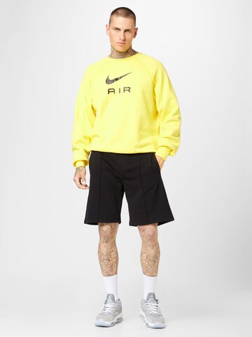 Nike Sportswear Sweatshirt 'Air' in Gelb