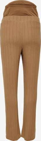 Only Maternity Loose fit Pants 'Augusta' in Brown