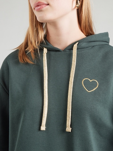 PIECES Sweatshirt 'PCCHILLI' in Green