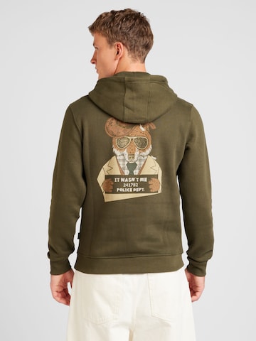 BLEND Mikina - Zelená: predná strana