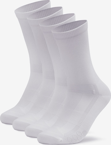 Occulto Athletic Socks 'Eddy' in White: front